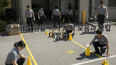 혼자하는 원룸 이사? 후기 모음과 꿀팁 대방출!